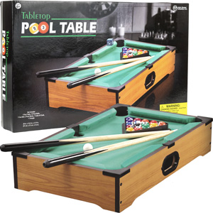 Tabletop Billiard Set 20In - Table Pool Product Shot - aa Global - CS4016